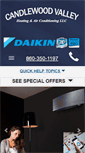 Mobile Screenshot of candlewoodvalleyhvac.com